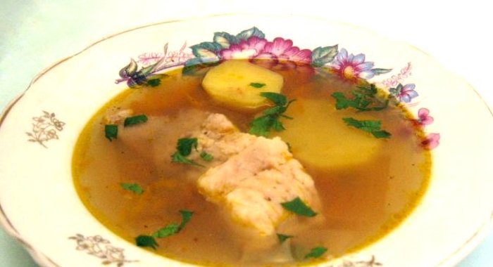 Уха из головы сома