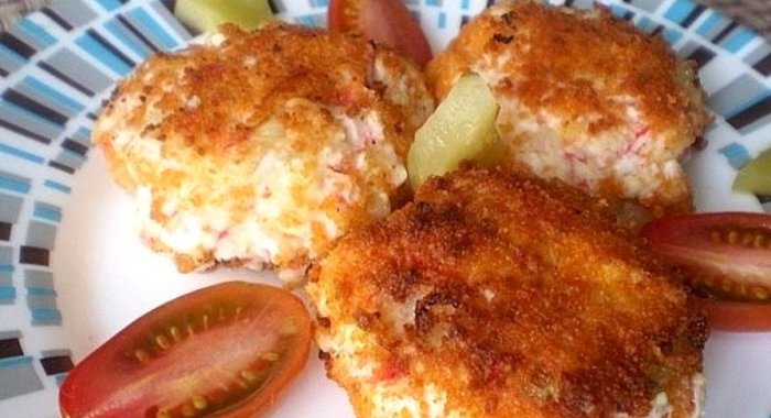 Котлеты из краба