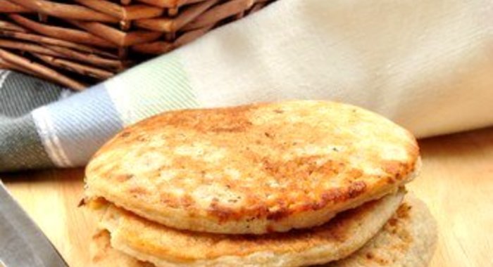 Бананово–ореховые блины