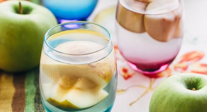 Компот из целых яблок