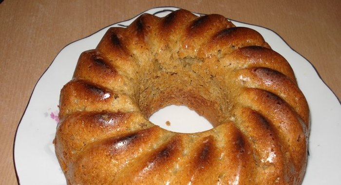 Кекс с халвой