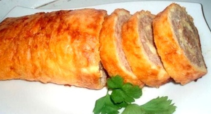 Рулет из фарша