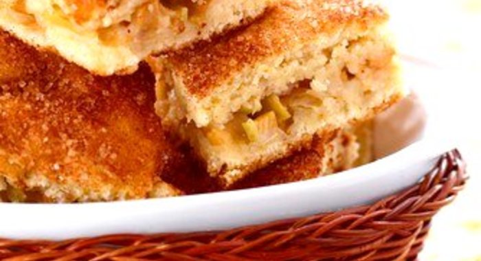 Яблочный кугель с мацой