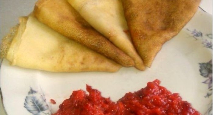 Блины заварные с молоком