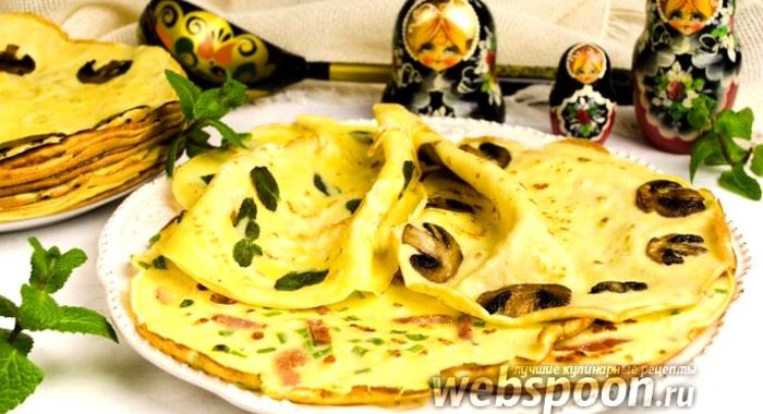 Блины с припёком