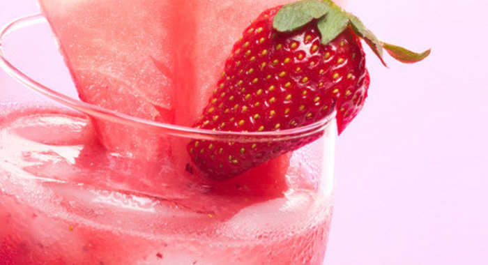 Арбузно-клубничный лимонад