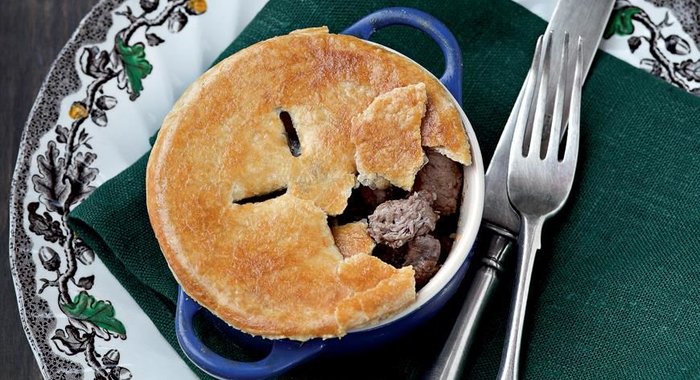 Английские пироги с цесаркой и потрошками