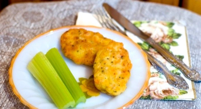 Котлеты из кальмаров в духовке