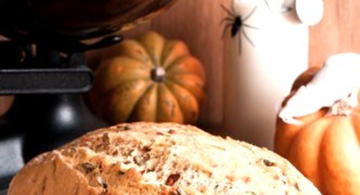 Кукурузный хлеб с тыквой и чили