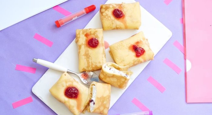 Быстрые блинчики с рикоттой