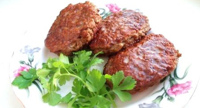 Котлеты из печени говяжьей