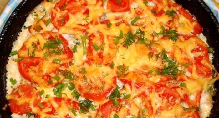 картофельная запеканка с ветчиной и сыром