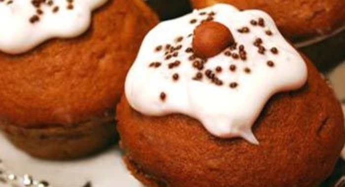 Медовые кексы с клюквой