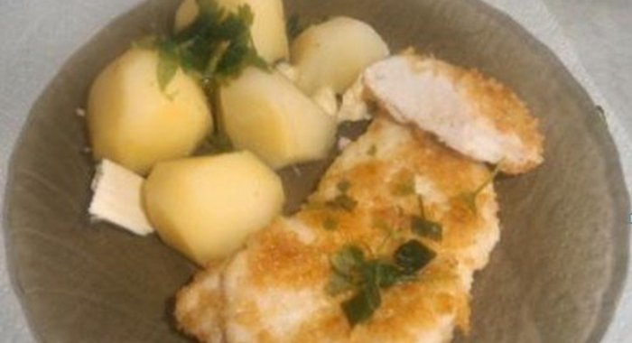 Куриные котлеты с картофелем