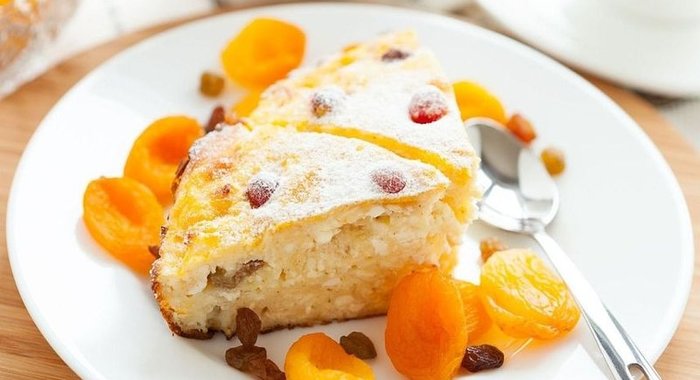 Творожная запеканка без яиц