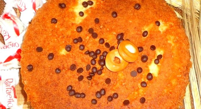 Торт с творожно-заварным кремом