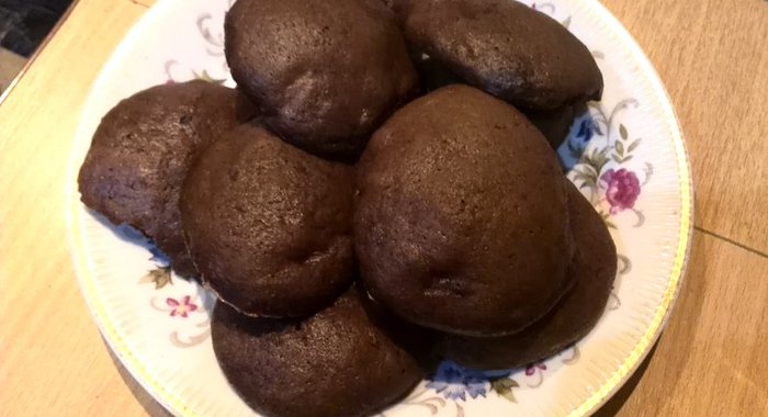 Шоколадное печенье на скорую руку