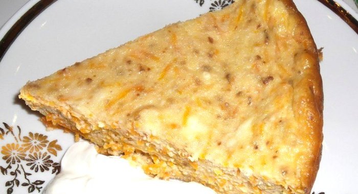 Запеканка из моркови в мультиварке