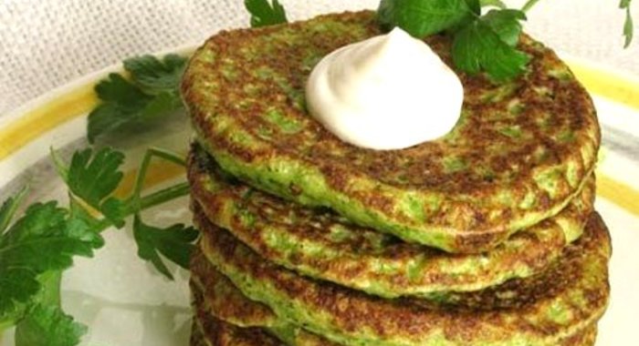 Блинчики из брокколи