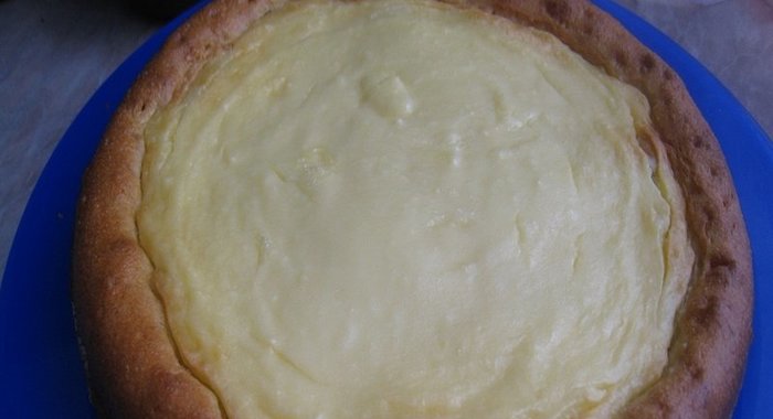 Большая ватрушка с творогом