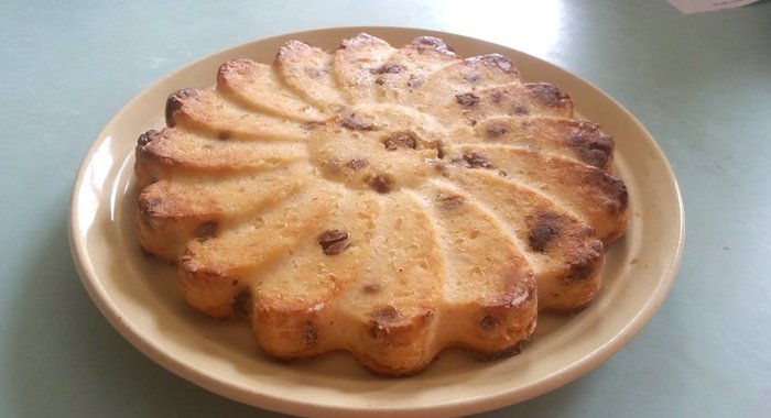 Запеканка творожная с цукатами