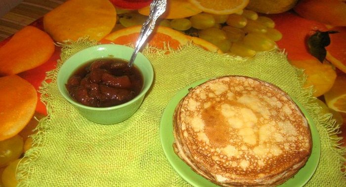 блины на газированной воде