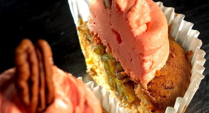 Яблочные капкейки