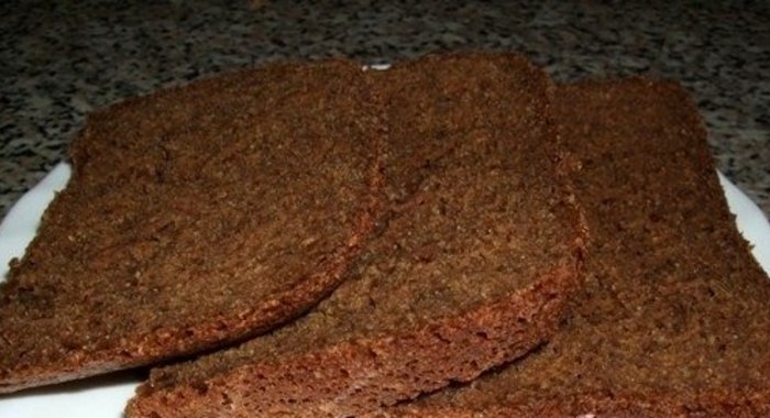 Черный хлеб в хлебопечке