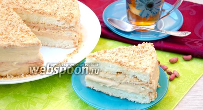 Торт с арахисовым пралине