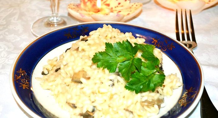 Ризотто с шампинонами