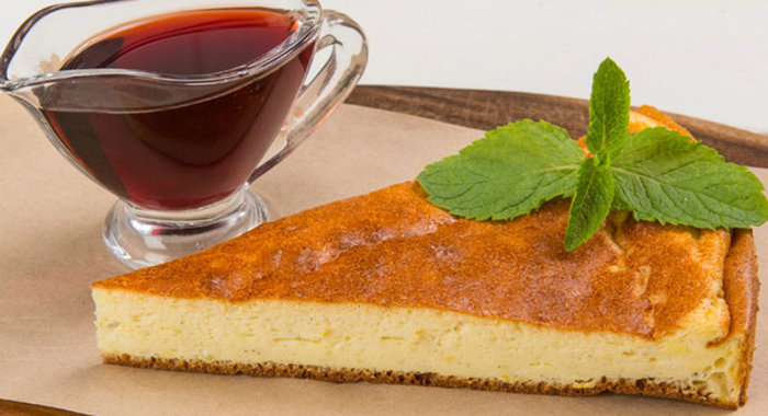 Диетическая творожная запеканка