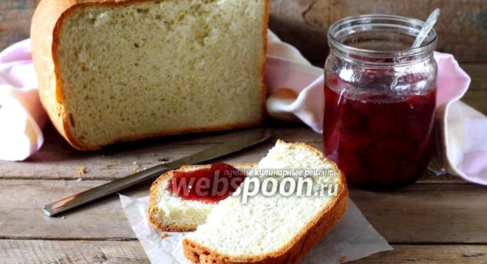 Сметанный хлеб в хлебопечке