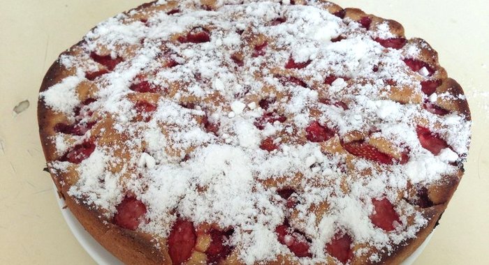 Клубничный пирог