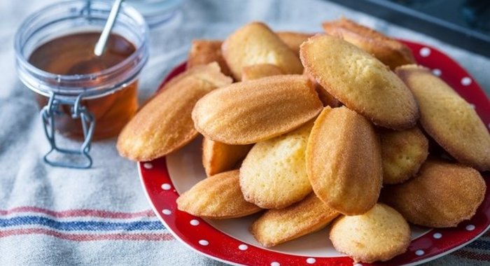 Медово-имбирное печенье Мадлен