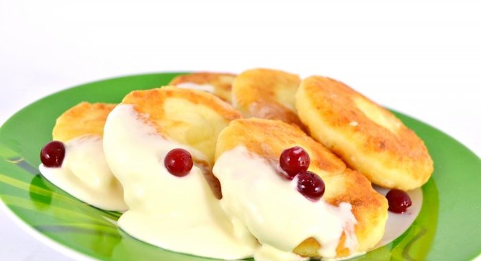 Сырники с манкой