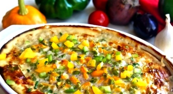 Запеканка из курицы с овощами в духовке