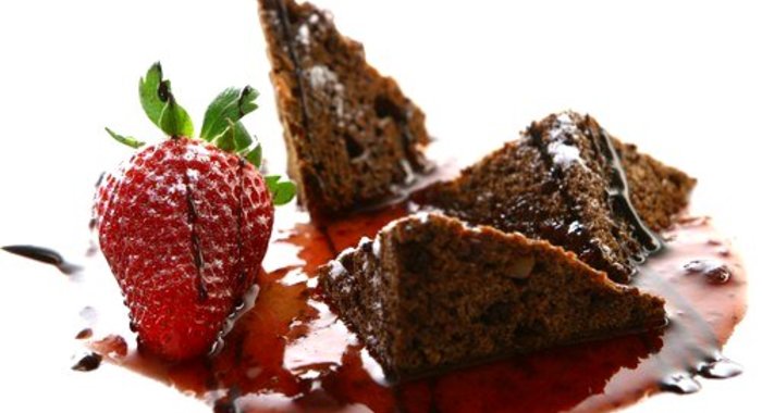 Кексы «Шок-манже» с клубничным вареньем