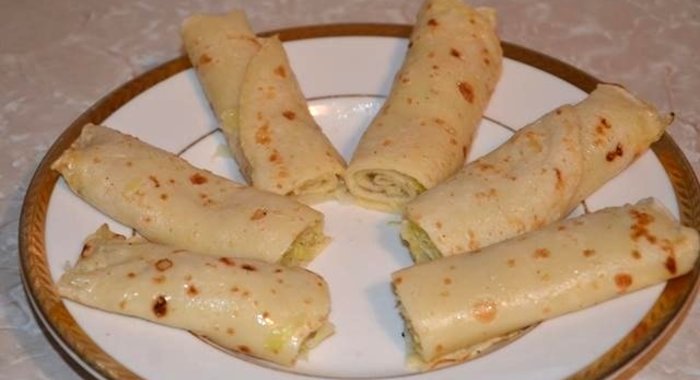 Блинчики с капустой