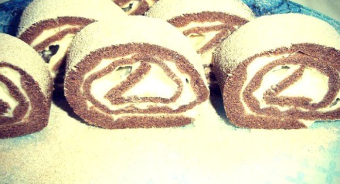 Шоколадные рулетики