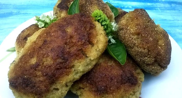 Котлеты из свинины в кукурузной панировке