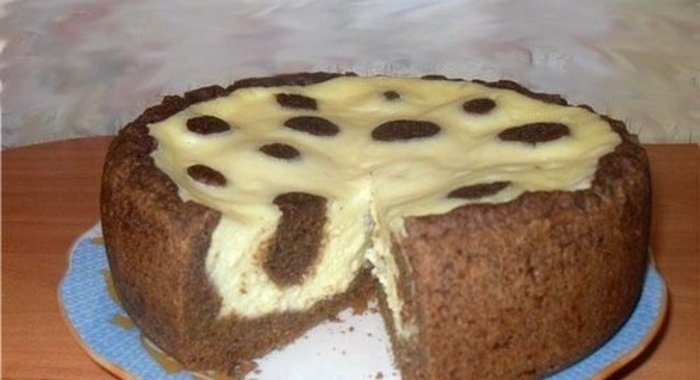 Торт Жираф в мультиварке