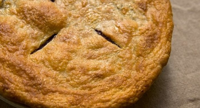 Пирог с ежевикой