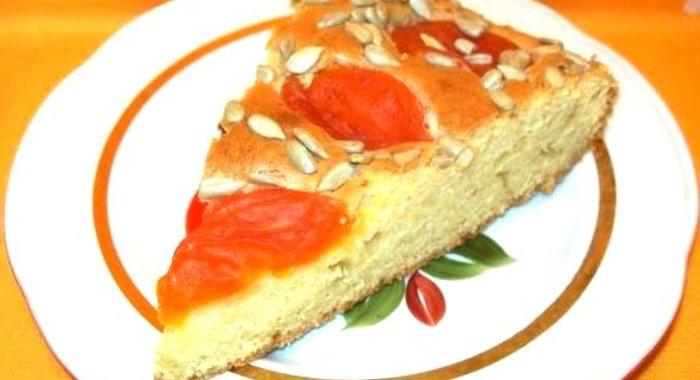 Пирог с курагой