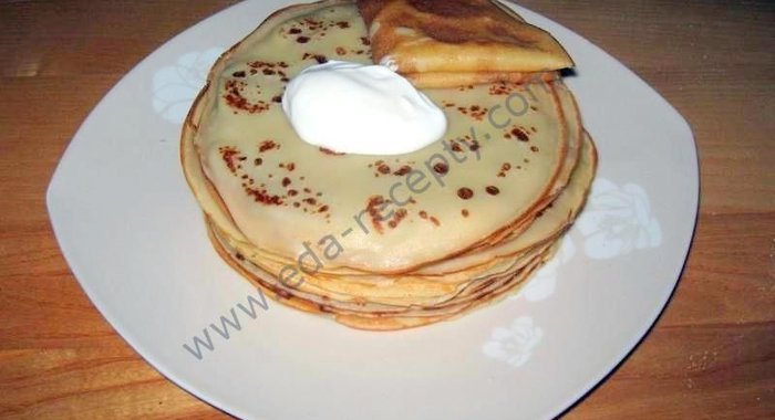 Блины на простокваше