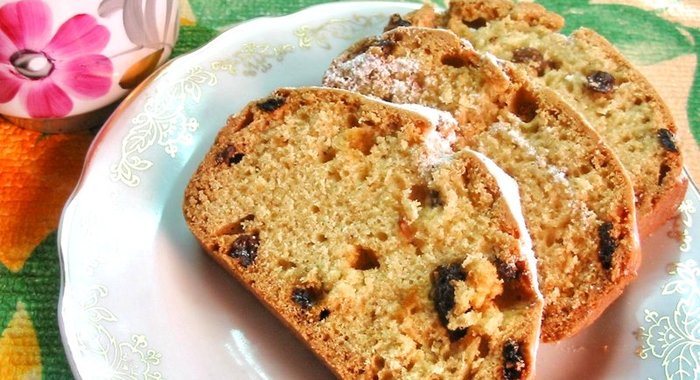 Кекс столичный с изюмом