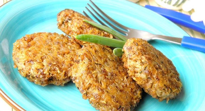 Постные котлеты из гречки