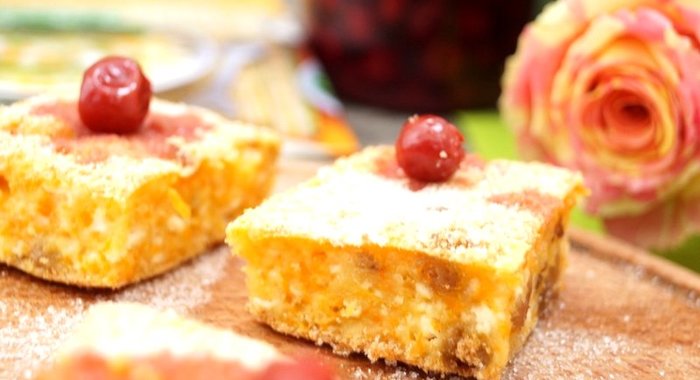 Детская запеканка из творога