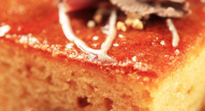 Яблочно-медовый кекс