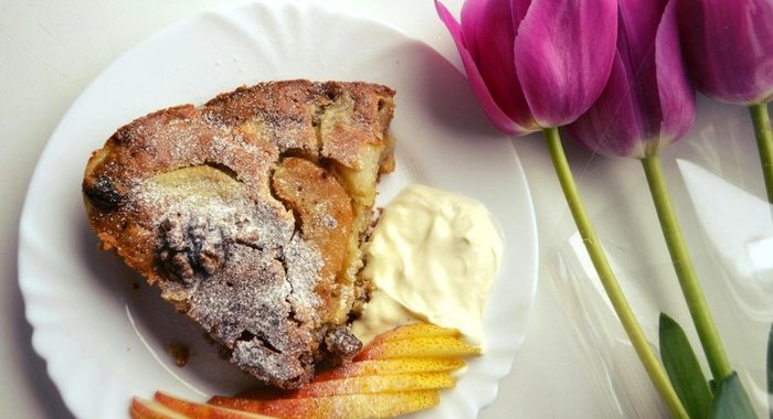 Нормандский грушевый пирог