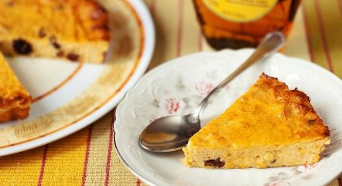 Творожная запеканка с курагой